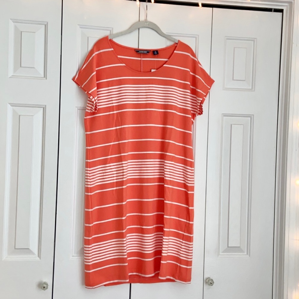 Land’s End Striped T-shirt Dress